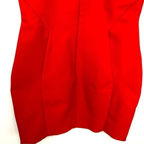 Pretty Little Thing Red BodyCon Shape Bandage Stretch Sexy Mini Dress NEW - Picture 9 of 16